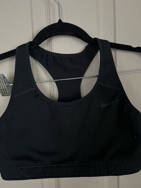 Nike Black Racerback Support Sports Bra
